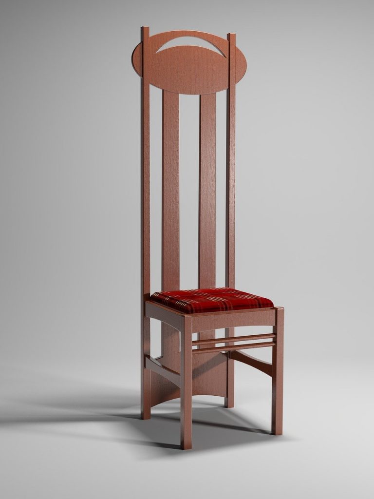Arts and Crafts furniture, Mackintosh chair