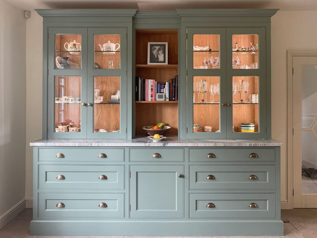 glazed bespoke dresser