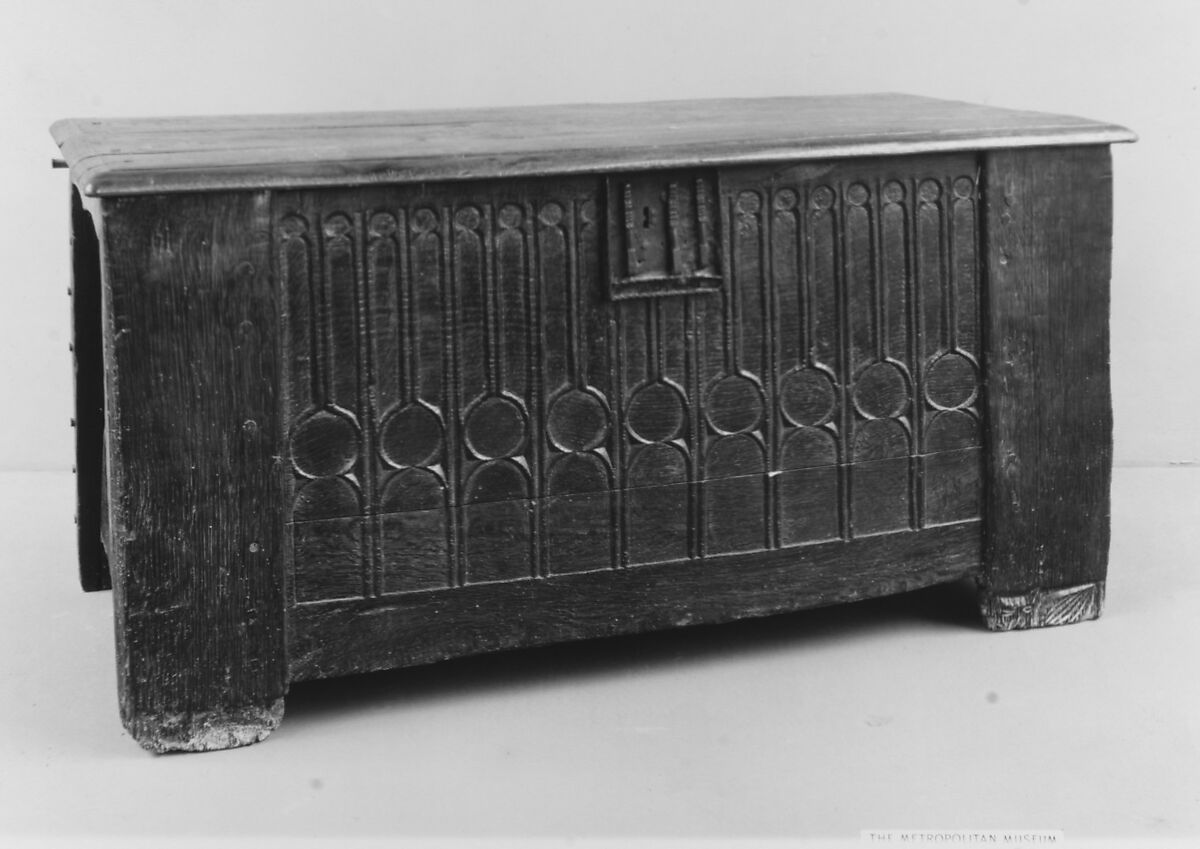 Gothic chest, medieval cabinet making