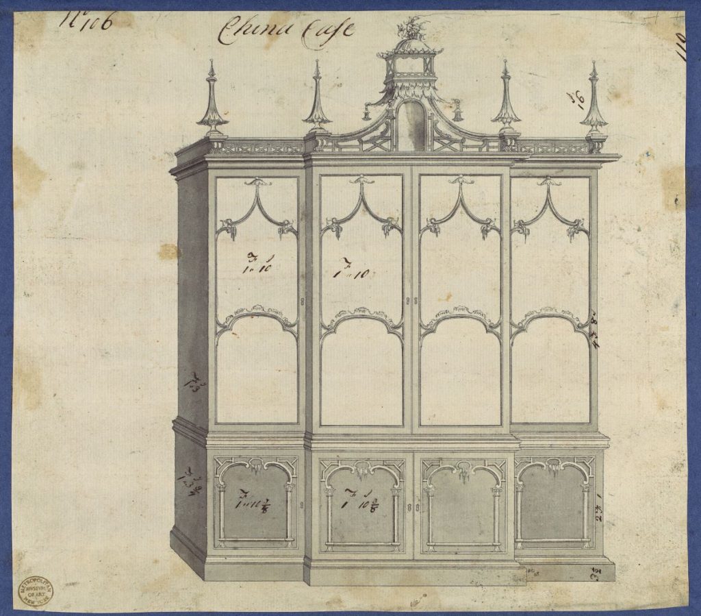 Thomas Chippendale cabinet making designs