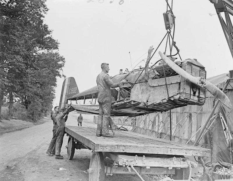 RCF aircraft repair during the First World War